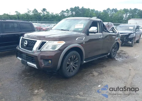 2017 Nissan Armada Platinum из США, поврежденный, VIN JN8AY2NF0H9301014